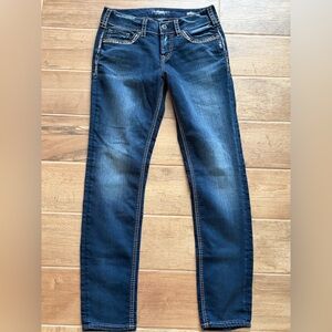 Silver Suki Super Stretch Mid skinny Jeans 29x31